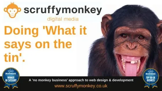 Doing what it says on the tin - Scruffymonkey Web Design Bolton